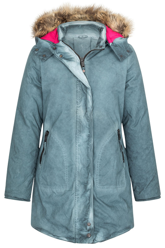 Proud Damen Winter Mantel Fulda blau