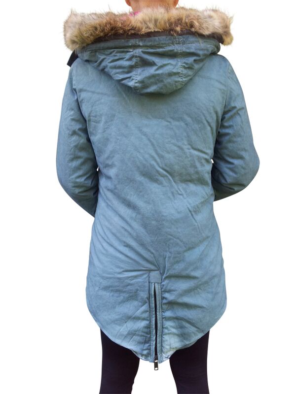 Proud Damen Winter Mantel Fulda blau