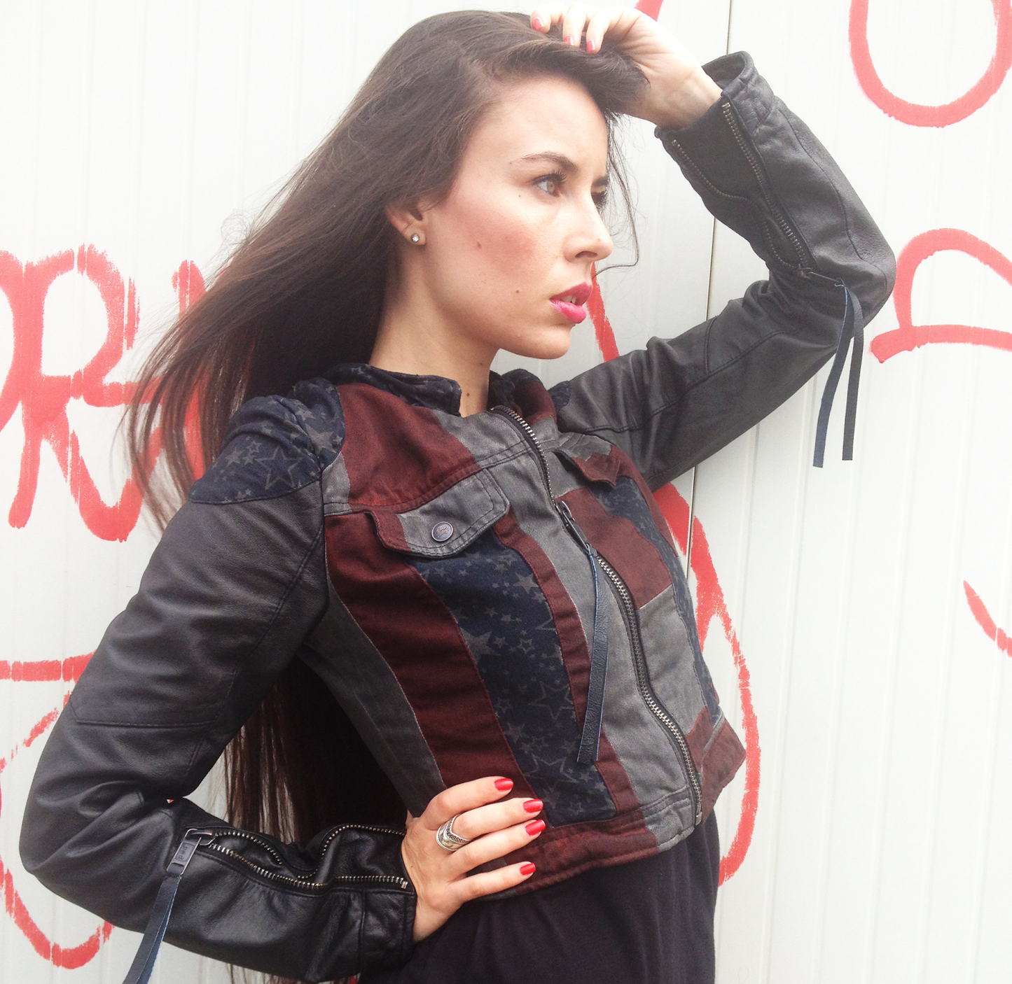 Proud Damenjacke Bikerjacke Jeansjacke Santiago