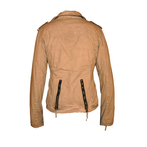 Proud Damenjacke Bikerjacke Ottawa beige