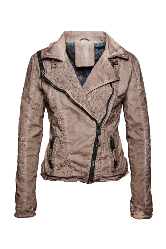 Proud Damenjacke Bikerjacke Ruki braun